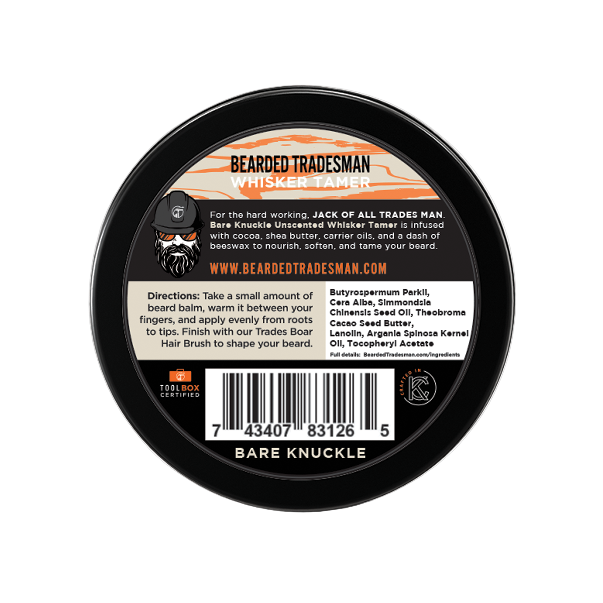 Bare Knuckle - Unscented Grit - Whisker Tamer