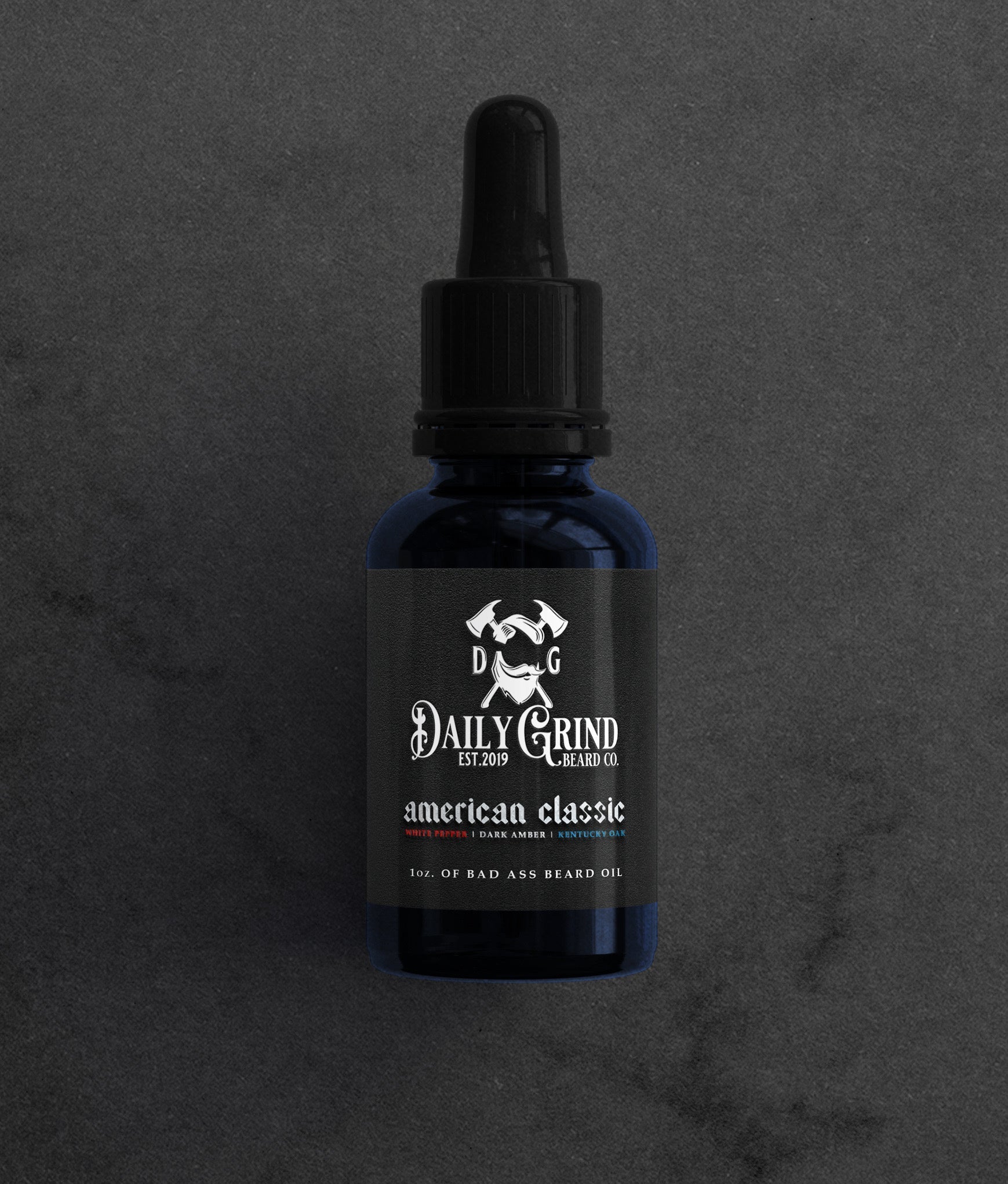 American Classic Beard Oil for Men | White Pepper, Dark Amber & Oak